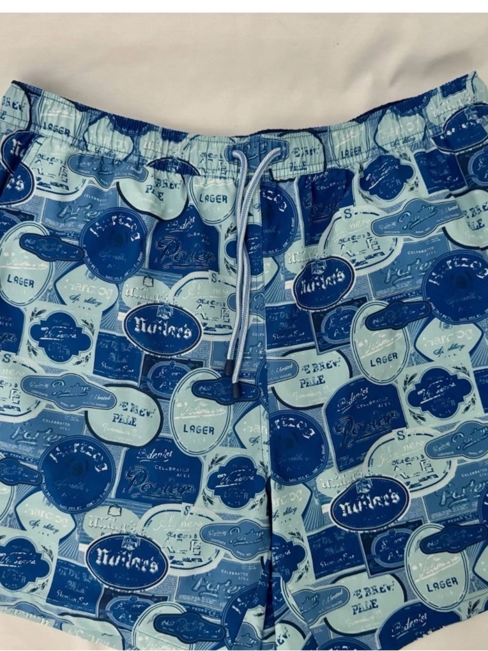 Peter Millar Blue Lager Swim Board Shorts 5"